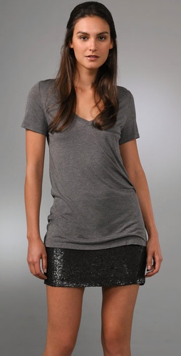 Haute Hippie V Neck Tee