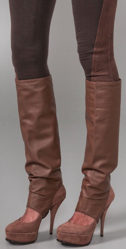 Haute Hippie Leather Spats