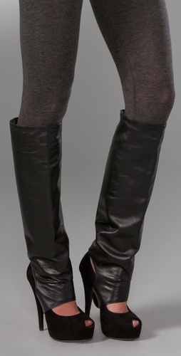 Haute Hippie Leather Spats