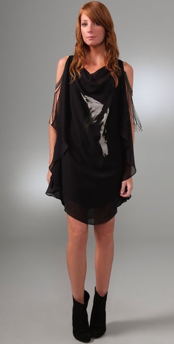 Horse Print Dress with Chains