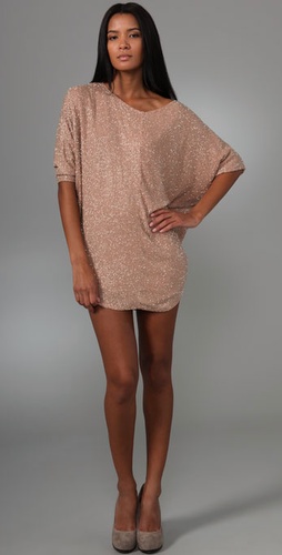 Haute Hippie Beaded Off Shoulder Tunic