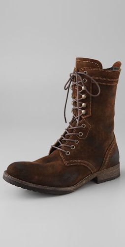H by hudson Dot Combat Boots