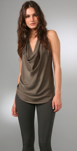 Helmut Lang Cowl Neck Top
