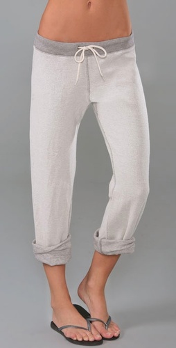 Monrow Inside Out Cuffed Sweatpants