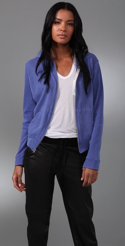 Monrow Fleece Zip Up Hoodie Monrow Fleece Zip Up Hoodie