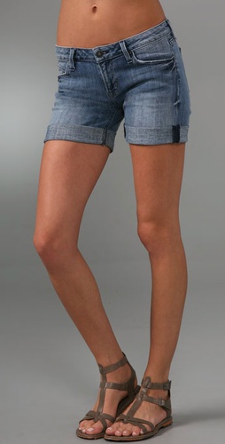 Hudson Cuffed Denim Shorts