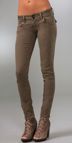 Hudson Flap Pocket Skinny Jeans