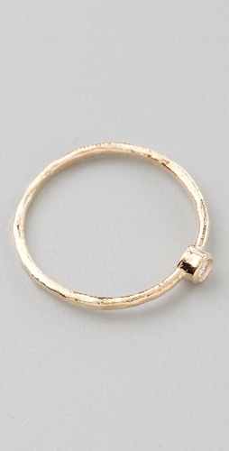 Jacquie Aiche Waif Small Bezel Ring