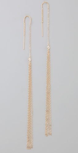 Jacquie Aiche Thread Shower Earrings