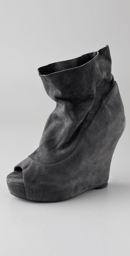 Jeffrey Campbell Alert Suede Wedge Booties