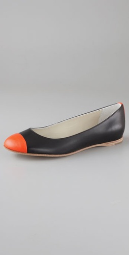 Jil Sander Cap Toe Flats
