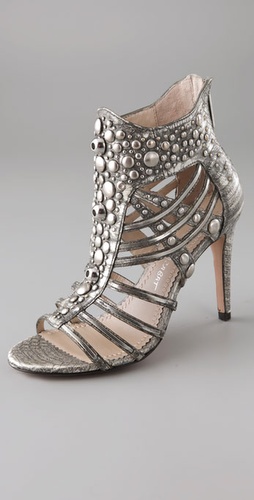 Jean-Michel Cazabat Chilo Beaded Snake Booties