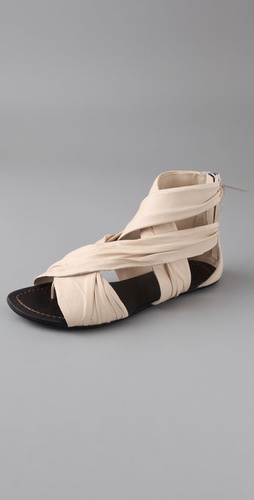 Joe's Jeans Monroe Draped Flat Thong Sandals