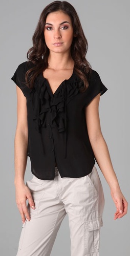 Joie Jenna Ruffle Blouse