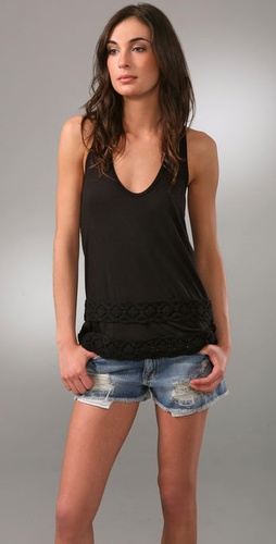 Juicy Couture Tank With Crochet