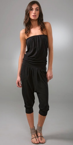 Juicy Couture Pleated Knit Jumpsuit