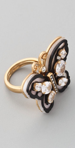 Juicy Couture Butterfly Stone Ring