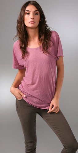 Juicy Couture Burnout Raglan Sleeve Tee