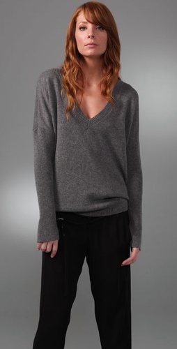 Kain Label Cashmere Oversized V Neck Sweater