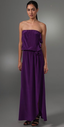 Karina Grimaldi Bessy Strapless Long Dress Karina Grimaldi Bessy Strapless Long Dress