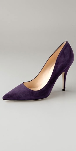 Kate Spade Licorice Suede Pumps