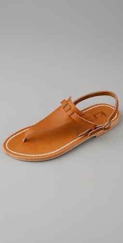 K. Jacques Cyrus Broad Thong Sandals