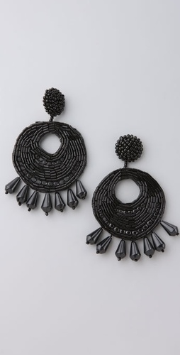 Kenneth Jay Lane Disco Gypsy Earrings
