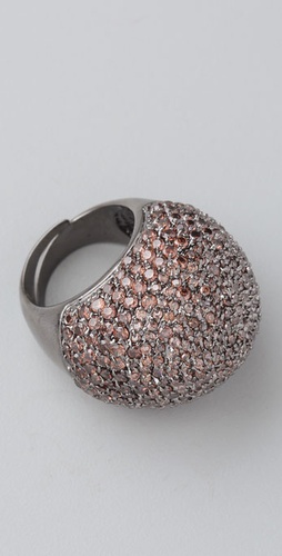 Kenneth Jay Lane Domed Pave Ring
