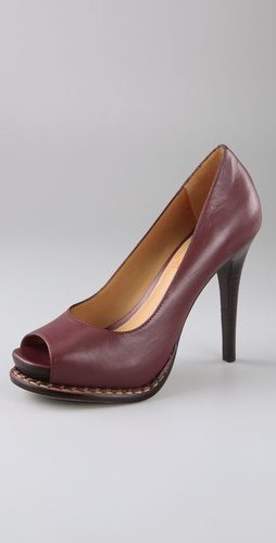 KORS Michael Kors Izzie Peep Toe Pumps
