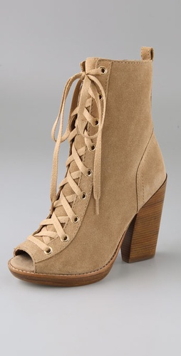 Kors Michael Kors Angie Open Toe Suede Bo