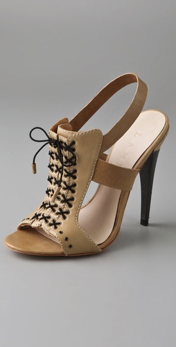 L.A.M.B. Darek Lace Detail Sandals from shopbop.com