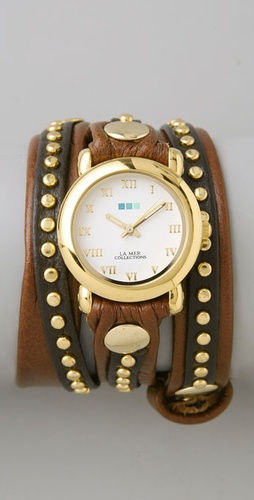 La Mer Collections Bali Stud Wrap Watch