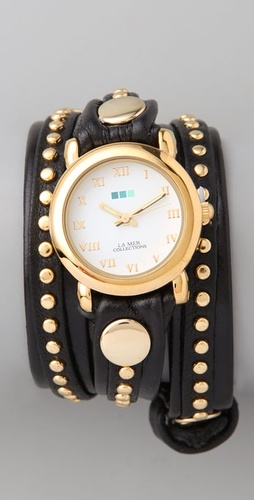 La Mer Collections Bali Stud Wrap Watch