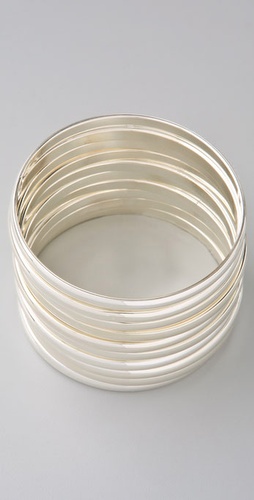 Lee Angel Jewelry Jane Gold Bangle Set