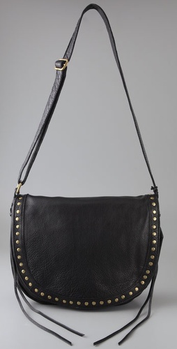 Linea Pelle Perry Stud Small Messenger Ba