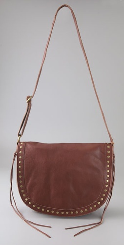 Linea Pelle Perry Stud Small Messenger Ba