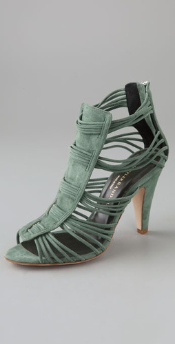 Loeffler Randall Kylie Strappy Suede Sandals