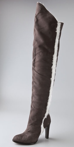Luxury Rebel Velma Over the Knee Boots with Faux Fur Luxury Rebel Velma Over the Knee Boots with Faux Fur