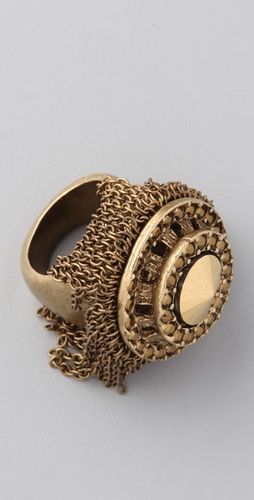 Made Her Think Gladiator Fringe Ring