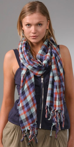 Madewell Jack Plaid Long Scarf