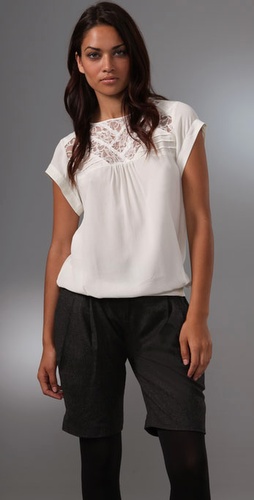 Madewell Dana Lace Yoke Top