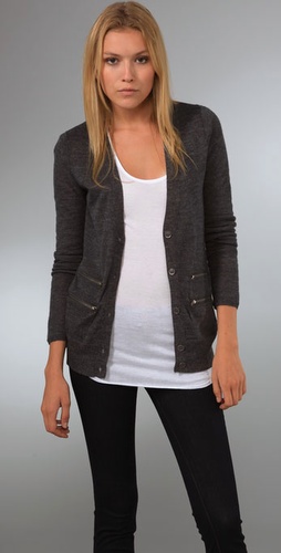 Madewell Jemmalyn Zip Cardigan