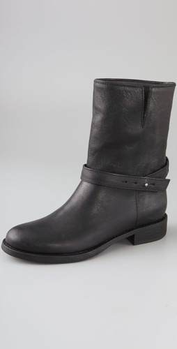 Madewell Flat Motorcycle Boots