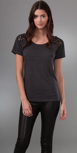 Madewell Birkin Antique Metallic Sequin Tee