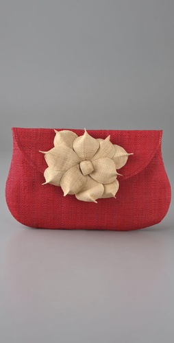 Mar Y Sol Gigi Flower Clutch