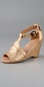 MM6 Maison Martin Margiela T Strap Wedge Sandals coupon