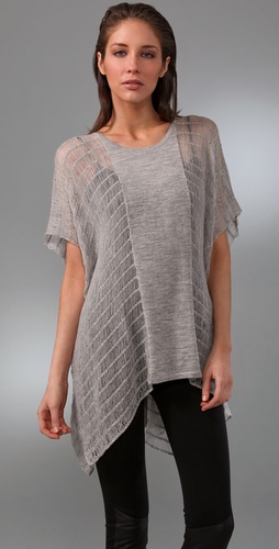 Mara Hoffman Drape Open Weave Tunic