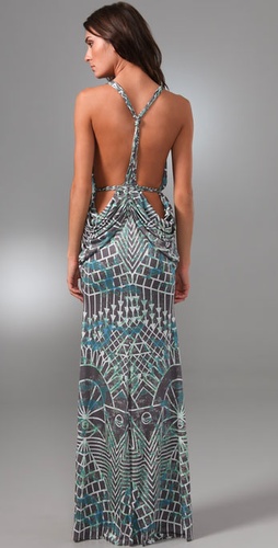 Mara Hoffman Drape Back Gown