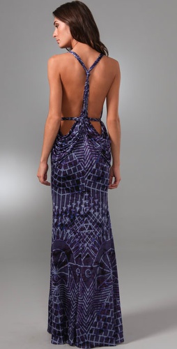Mara Hoffman Drape Back Gown