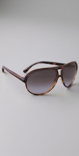 Marc by Marc Jacobs Plastic Aviator Sunglasses